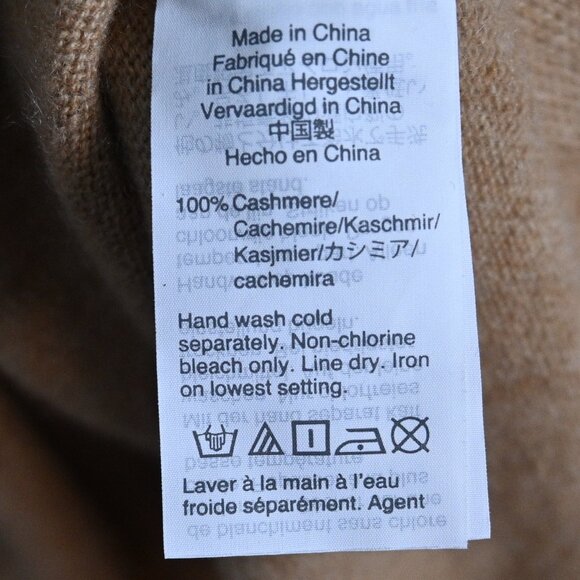 J.Crew Cashmere Crew Neck Sweater – Camel – Size S - Picture 8 of 9